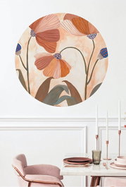 Wallity Sticker Decorativo para Pared Multicolor 78 x 78 cm